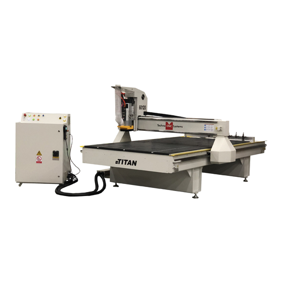 Techno CNC Systems Titan NK105G3 Manual