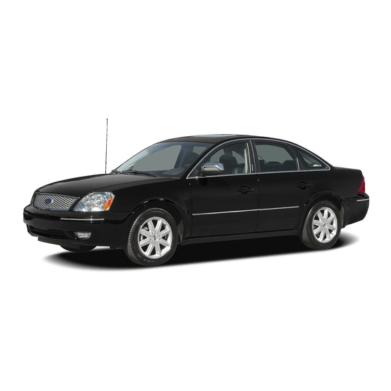 Ford 2007 Five Hundred Owner's Manual