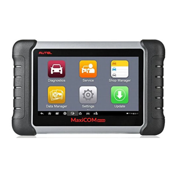 Autel MaxiCOM MK808 Quick Reference Manual