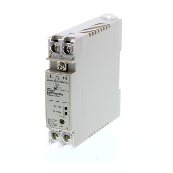 Omron S8VS Series Manual