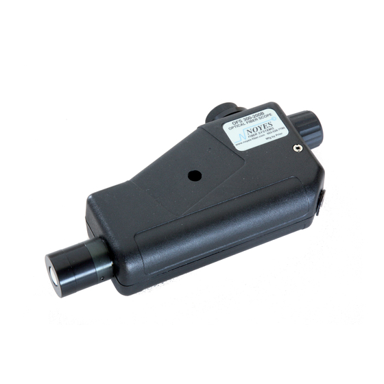 Noyes OFS 300 User Manual