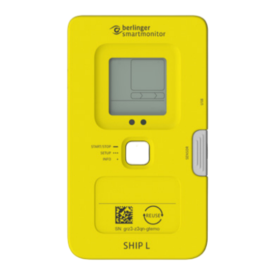 berlinger SmartMonitor SHIP L Quick Info