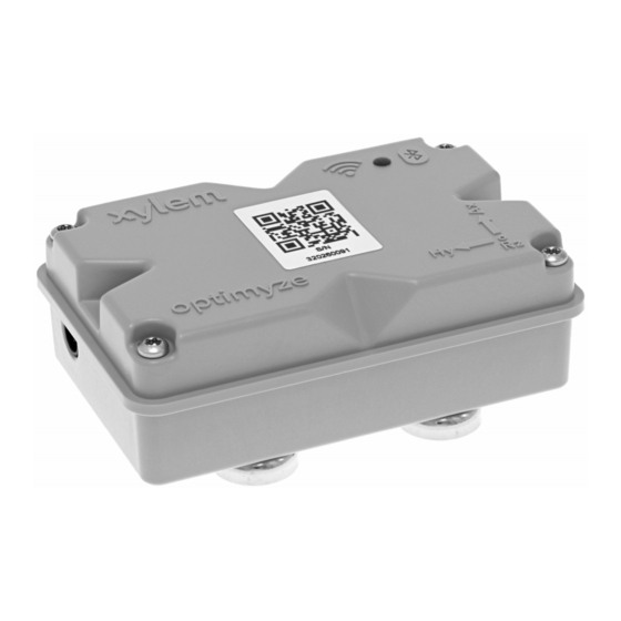Xylem OPTIMYZE Quick Start Manual