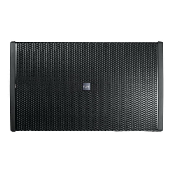 Fbt HORIZON VHA 112SND Operating Manual