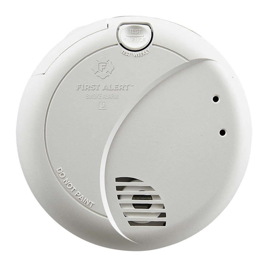 First Alert 7010B, 7020B - Smoke Alarm Manual