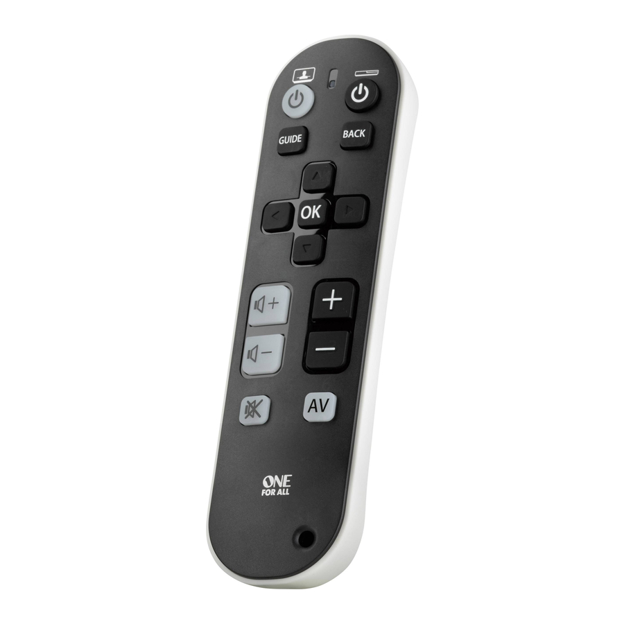 One For All URC 6810 Simple Setup Guide