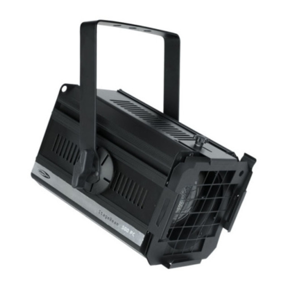 SHOWTEC StageBeam 300/500W PC Manual