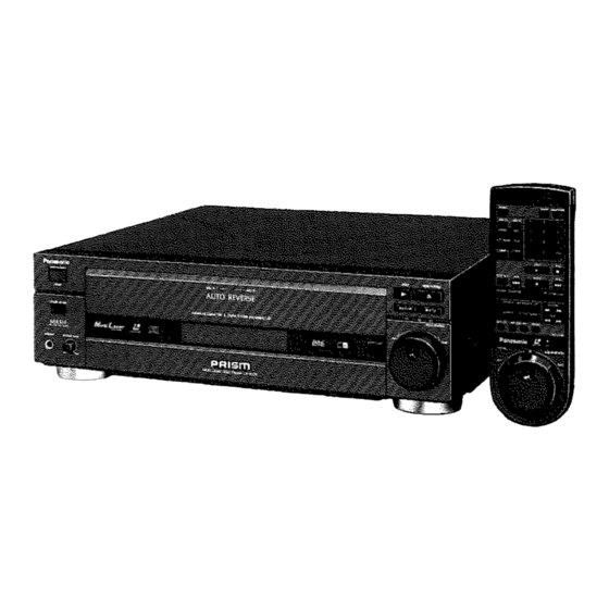 User Manuals: Panasonic LX-1000U CD Player