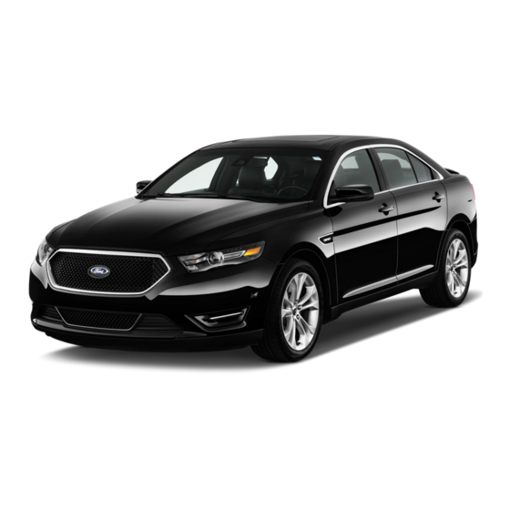Ford Taurus 2014 Quick Reference Manual