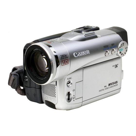 Canon MVX45i Instruction Manual