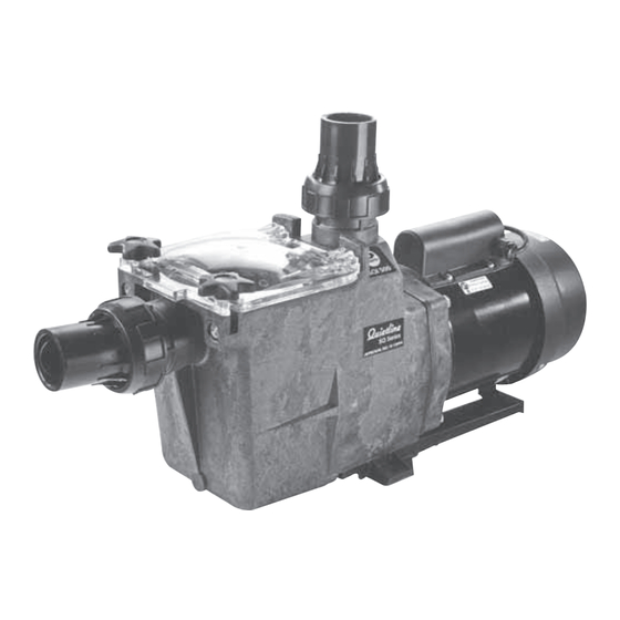 PoolRite SQI 400 Quick Start Manual
