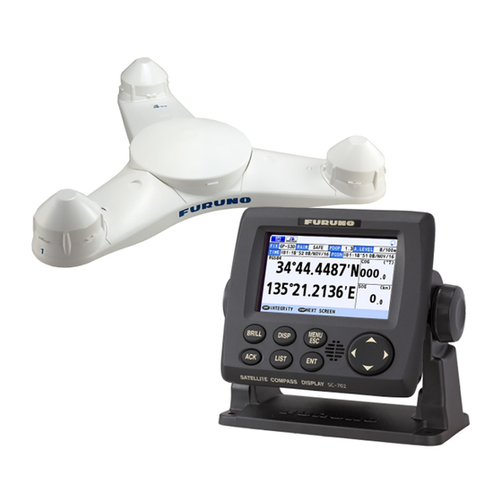 Furuno SC-70 Operator's Manual