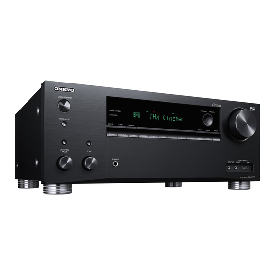 Onkyo TX-RZ730 Initial Setup Manual