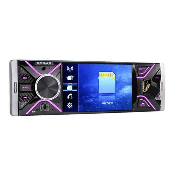 Xomax XM-V417 Installation Manual