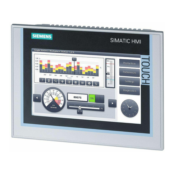 Siemens SIMATIC INOX Series Compact Operating Instructions