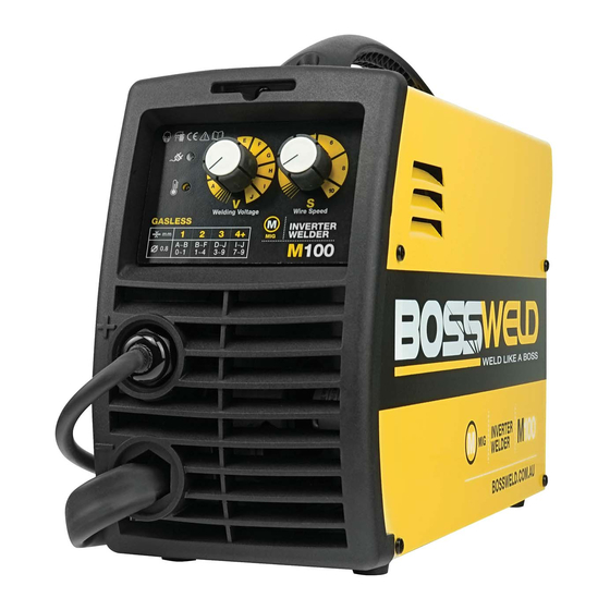 BossWeld M100 Manual