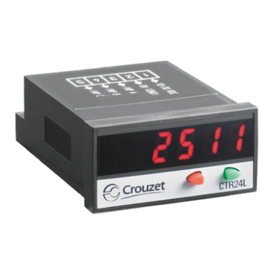 Crouzet CTR24L-2514 Operating Instructions Manual