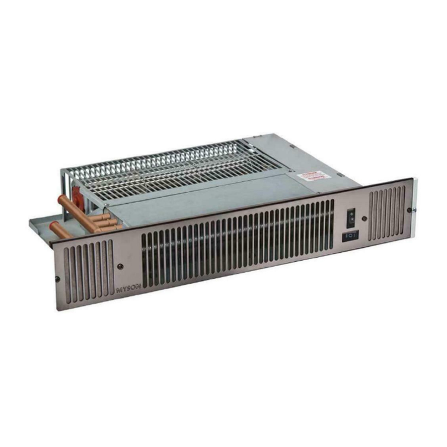 Myson WHISPA III 5000 Installation, Operating, Maintenance & After Sales Manual
