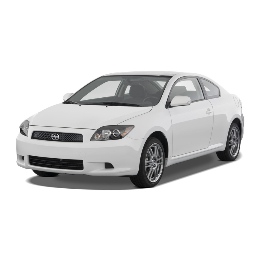 Scion 2009 tC Quick Reference Manual