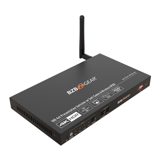 BZB Gear BG-PS41-BYOD-4K User Manual