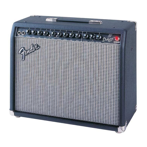 Fender Deluxe 90 DSP Operating Instructions Manual