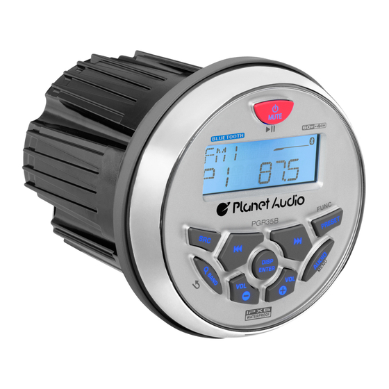 Planet Audio PGR35B User Manual