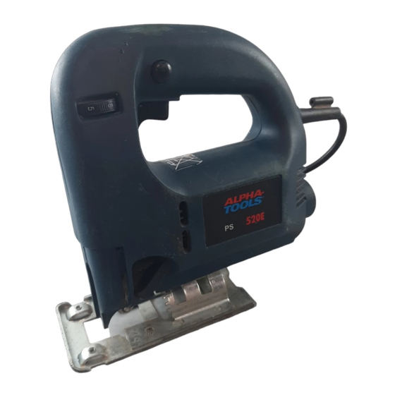 Alpha tools PS 520E Operating Instructions Manual