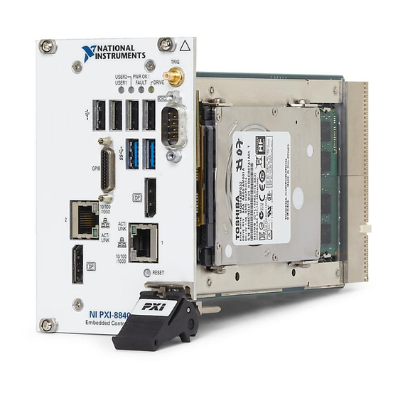 National Instruments NI PXI-8840 User Manual