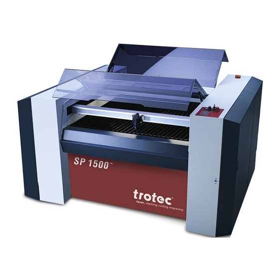 Trotec SP1500 Operation Manual