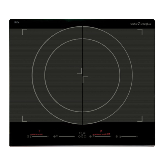 User Manuals: Cata GIGA 600 BK Burner Ceramic Hob
