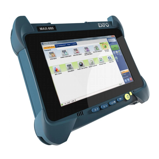 EXFO MAX-800 Series User Manual