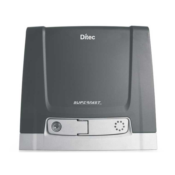 Entrematic Ditec NeoS Manual