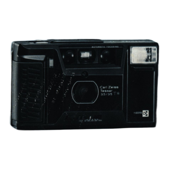 Kyocera YASHICA T AF Instruction Booklet