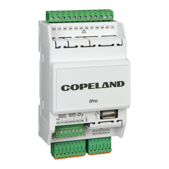 Copeland iPro User Manual