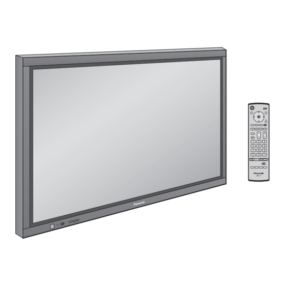 PANASONIC VIERA TH-65PHD8 OPERATING INSTRUCTIONS MANUAL Pdf 