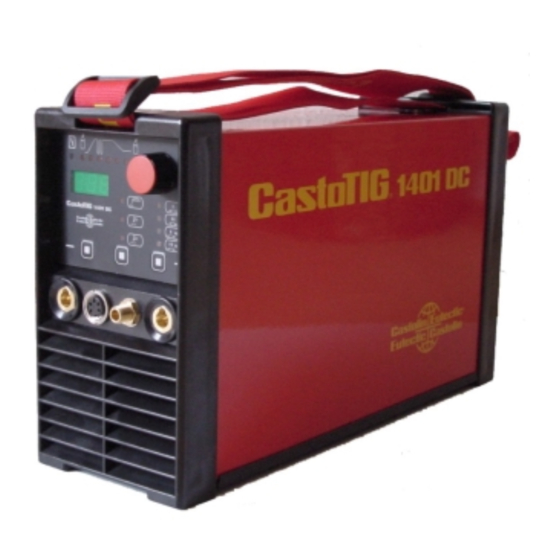 Castolin Eutectic CastoTIG 1401 DC Operating Manual