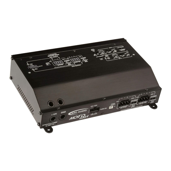 ARC Audio MOTO 600.4 Owner's Manual