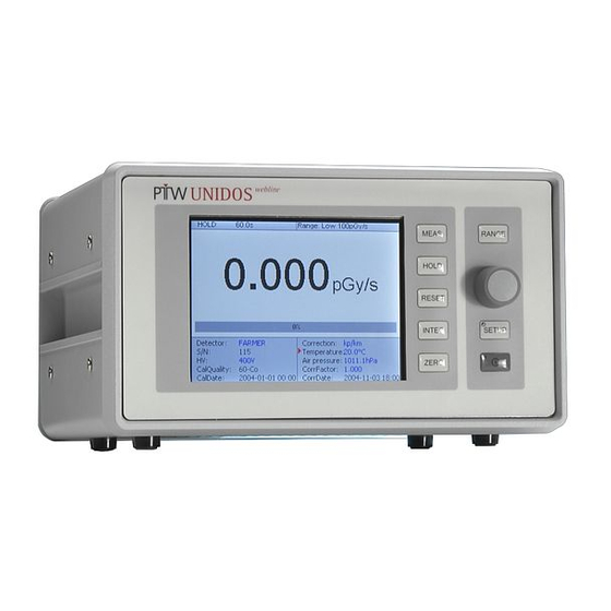 PTW UNIDOS webline Service Manual
