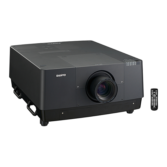 Sanyo PLC HF15000L Owner's Manual