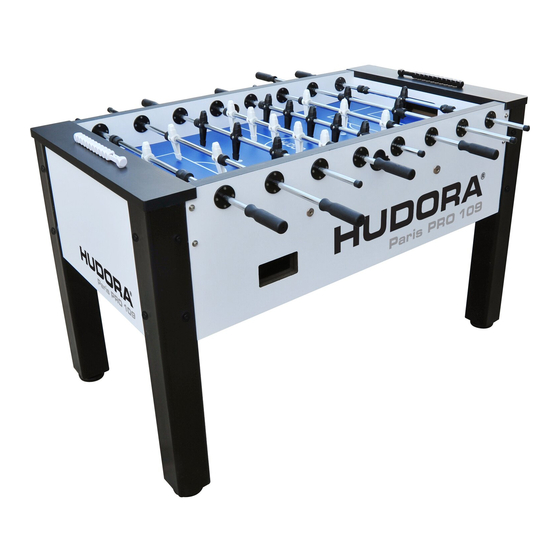 Hudora Paris PRO 109 Instructions On Assembly And Use
