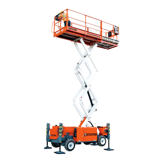 Snorkel S2755BE Terrain Scissor Lift Manuals