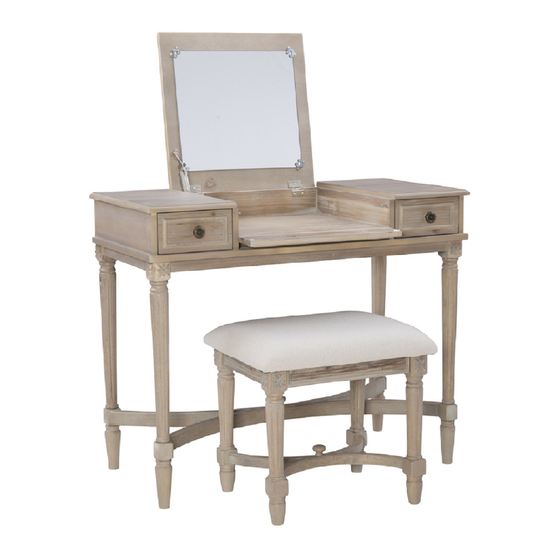 Linon 580457GRY01U Manual