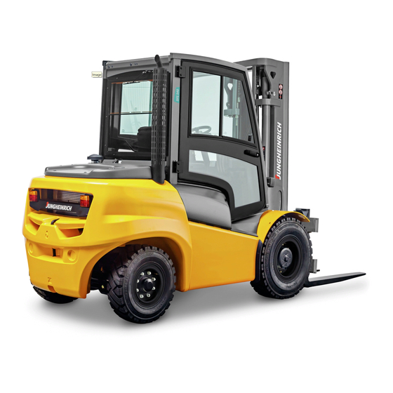 Jungheinrich DFG 540 Operating Instructions Manual