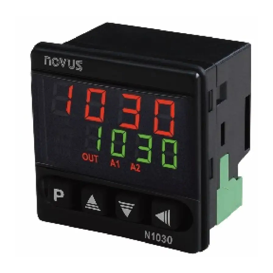 Novus N1030 Instruction Manual