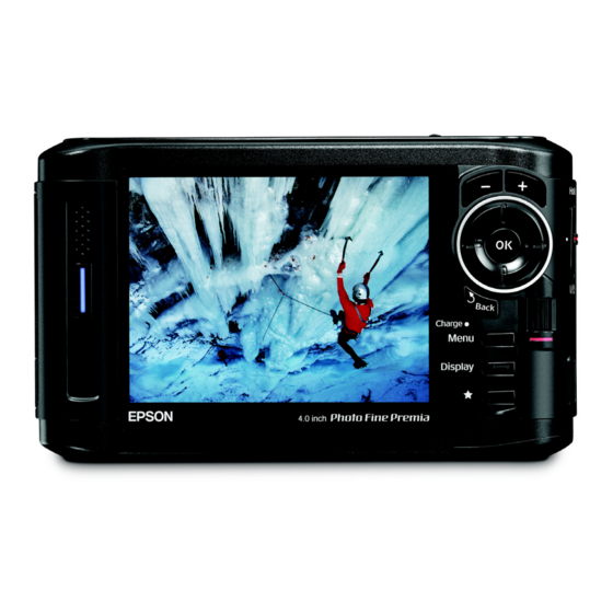Epson P7000 - Multimedia Photo Viewer Manuals