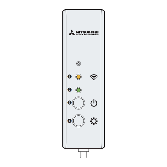 Mitsubishi Heavy Industries Smart M-Air Setup Quick Manual