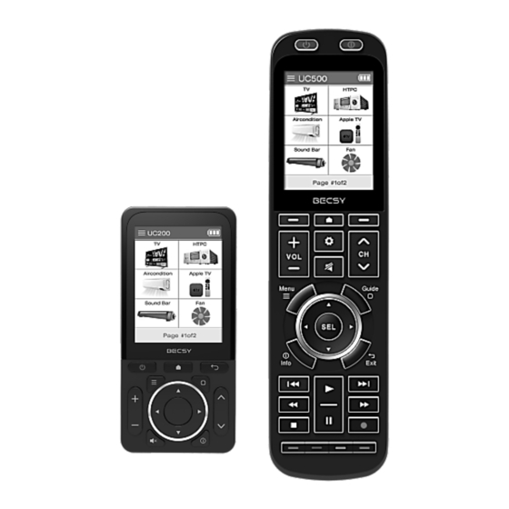 BECSY UC200 User Manual
