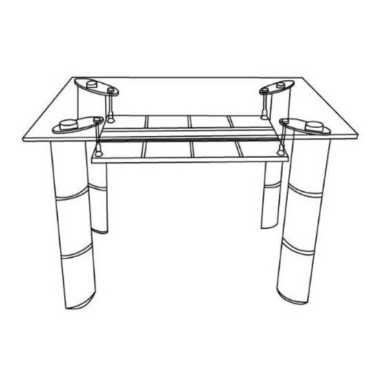 GFW MONTANA GLASS DINING SET 1+6 Quick Start Manual