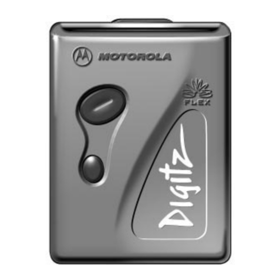 Motorola Digitz Manuals