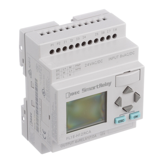 IDEC FL1E-H12RCE User Manual